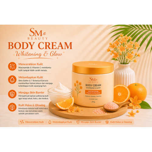 SM Beauty Whitening Body Cream
