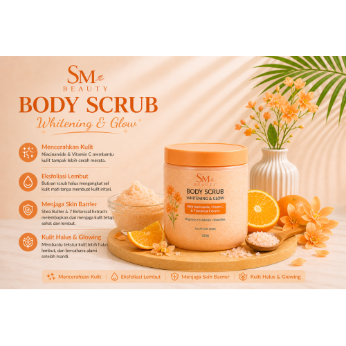 SM Beauty Whitening Body Scrub
